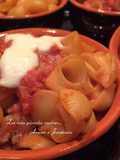 Pipe al ragù, al tegamino