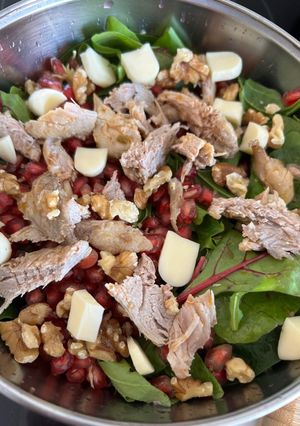 Una foto de Ensalada de codorniz en escabeche