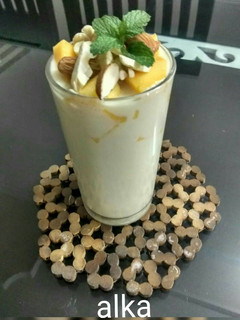 A picture of Bottle gourd shake.