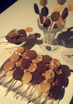 صورة لوصفة بان كيك غير شكل😋