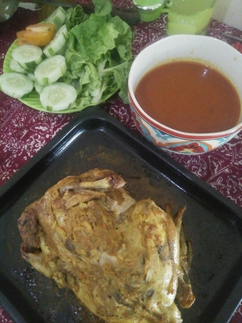 Langkah Mudah untuk Membuat Ayam ingkung isi kecombrang Enak Terbaru