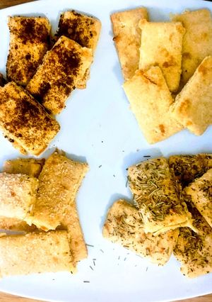 Una foto de Cracker de Queso y Especias