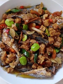 Foto resep Oseng Ikan Asin Klothok Pete
