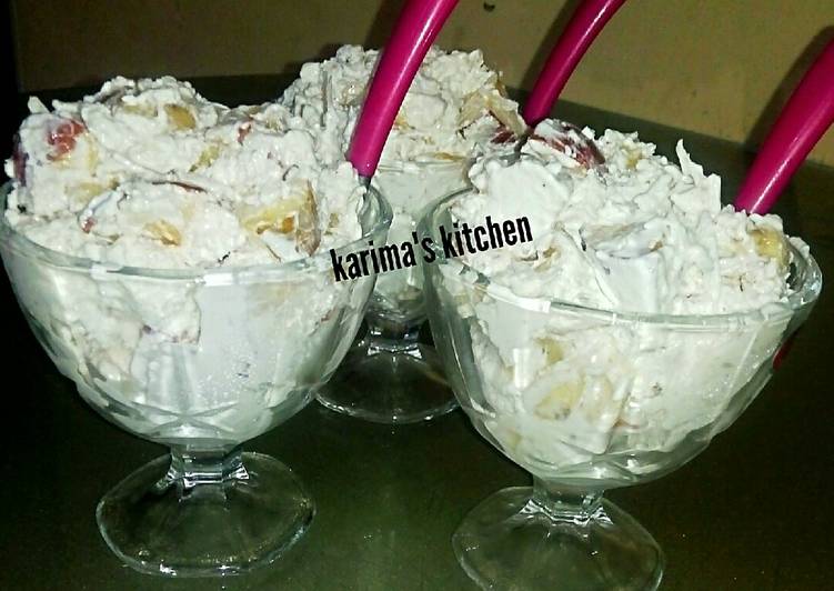 Recipe of Any-night-of-the-week Creamy fruits salad | Satisfyingrecipe.web.app