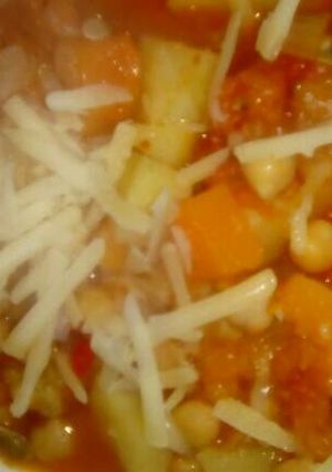 Una foto de Guiso de garbanzos