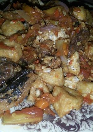 Foto resep Oseng tahu ikan rumahan