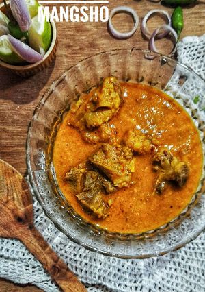 A picture of Kosha Mangsho.