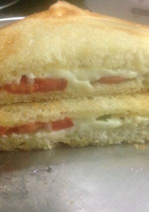 A picture of Grilled Veg Cheese sandwich.