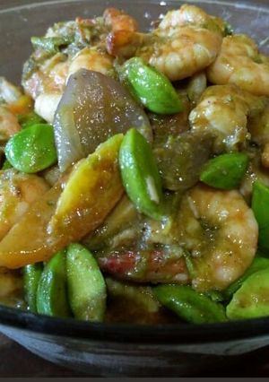 Foto resep Udang pete sambal ijo