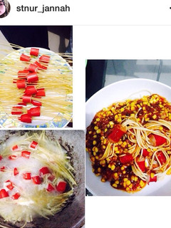 Foto resep Spaghetti Sosis Saus Jagung