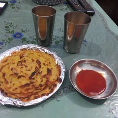 A picture of Besan chilla.