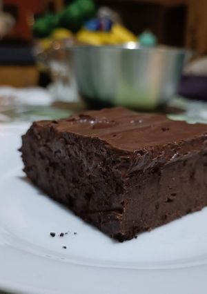 Φωτογραφία της συνταγής Vegan Σοκολατένια Fudge Brownies χωρίς ζάχαρη
