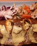 Πέστροφα Φούρνου με Μαυρομάτικα Φασόλια Σαλάτα C&G (Baked trout with black-eye bean salad C&G)