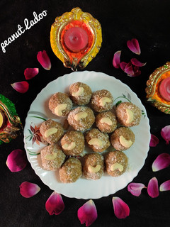 A picture of Oats peanut Ladoo.