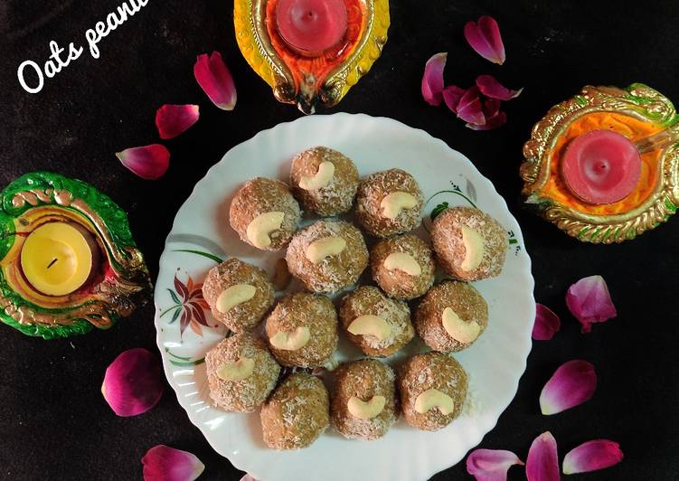 Recipe of Speedy Oats peanut Ladoo