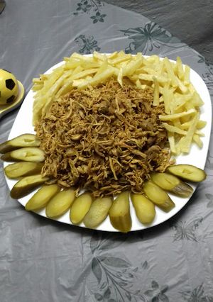عکسی از دستور خوراک مرغ و قارچ😋