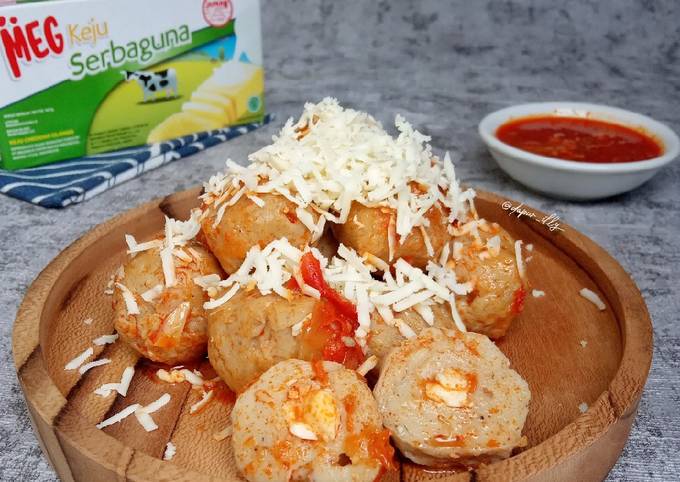 Resep Bakso Tusuk Keju Gondrong Oleh Dapur Illy Cookpad