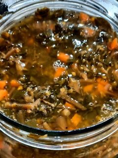 عکسی از دستور ترشی خرفه و هویج🥕