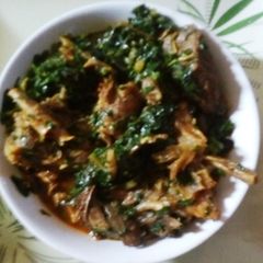 A picture of Vegetable soup.