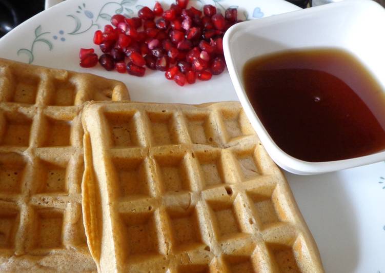 Whole wheat Cinnamon waffles