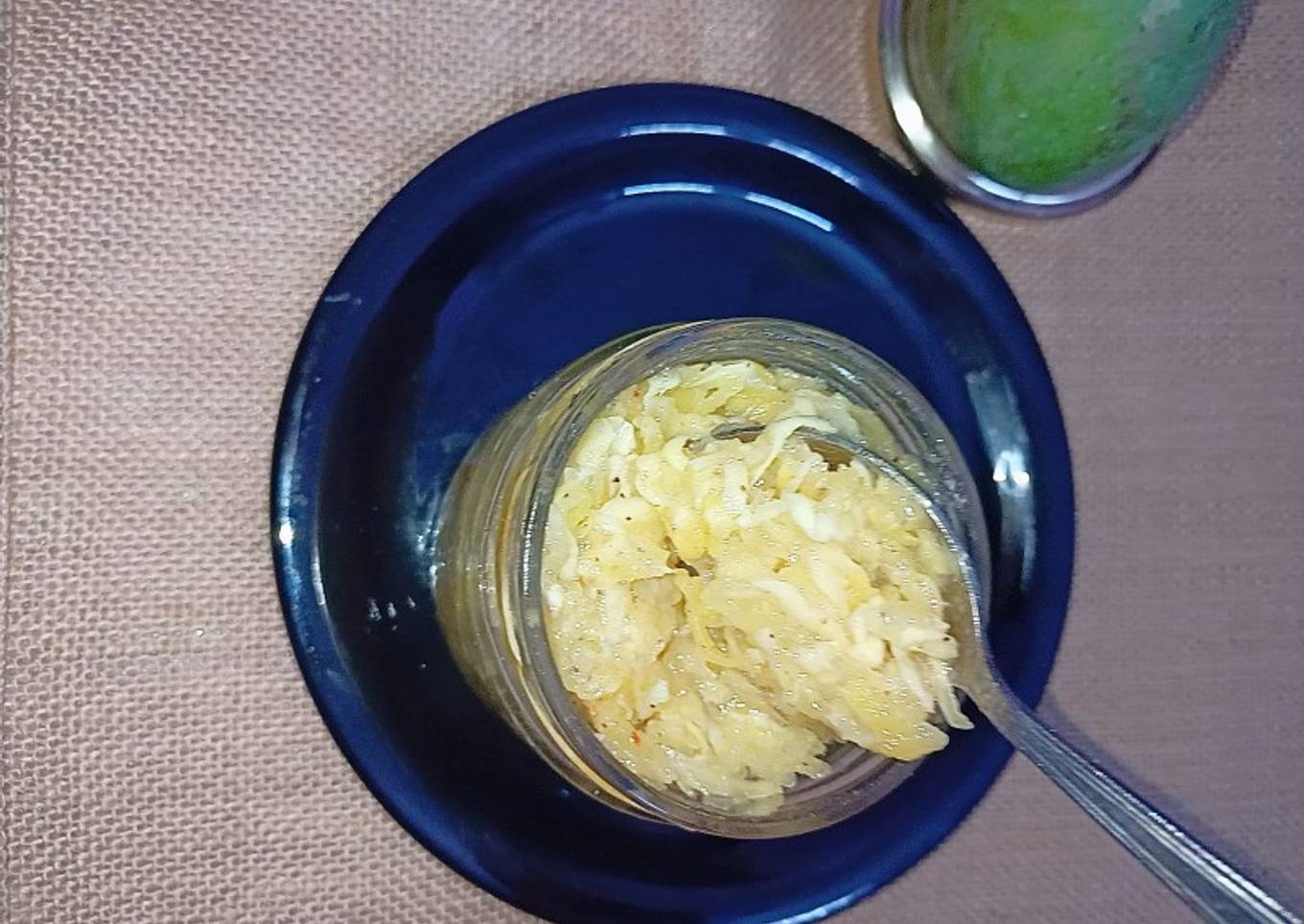 Raw mango chutney (chunda)