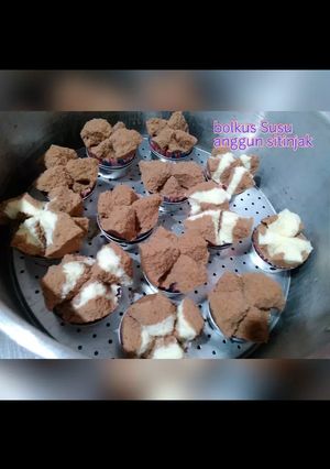 Foto resep Bolu kukus mekar susu part 1