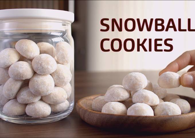 Simple Way to Prepare Perfect Snowball Cookies (Boule de Neige) ★Recipe Video★