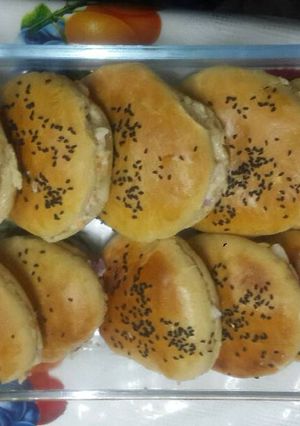 صورة لوصفة فطائر بحشوه التونه