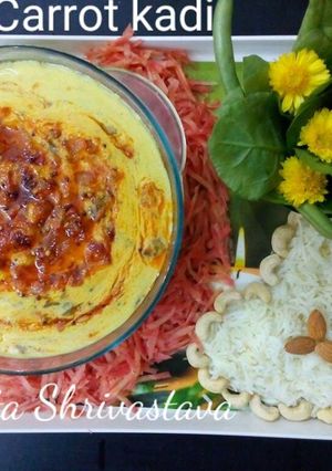 A picture of Carrot kadi.