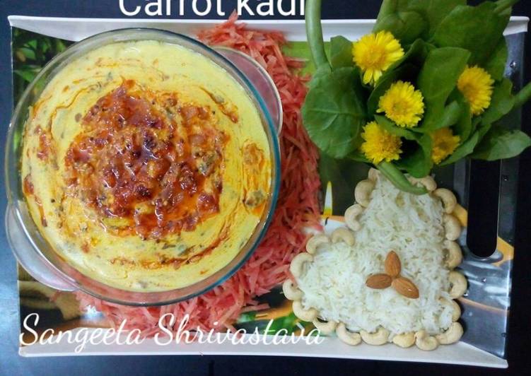 Recipe of Speedy Carrot kadi