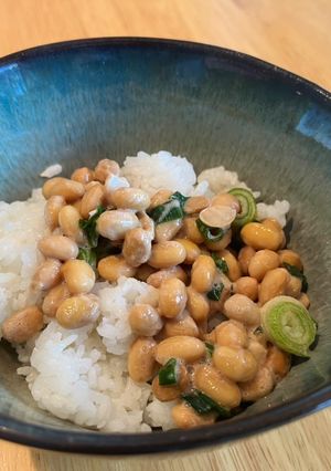 A picture of Homemade Natto with InstantPot.