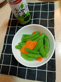 燒肉醬佐甜豆 的食譜成品照片