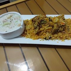 A picture of Chicken Biryani.