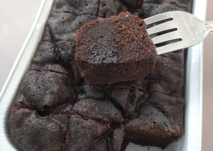 Steamed Fudgy Brownies (kukus) porsi kecil