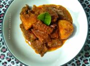 Gambar kalio daging campur