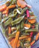 Rau tiến vua ngâm mắm