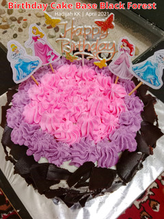 Foto resep Birthday Cake Base Black Fores Kukus Ny.Liem