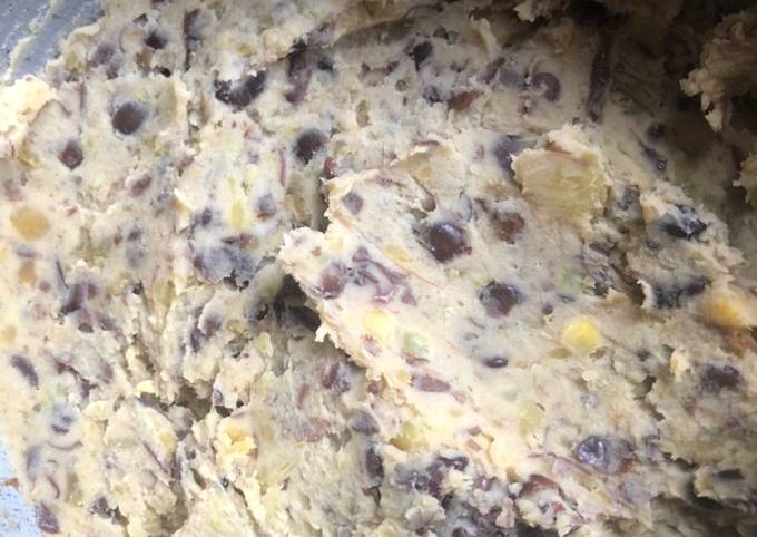 Recipe of Favorite Mashed sweet potato and Black beans(Njahi)