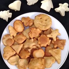 Gur wali tikiyan(Jaggery cookies) A picture of Gur wali tikiyan(Jaggery cookies).