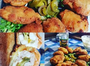 Foto principal de Alitas de pollo con cheddar y Jalapeños