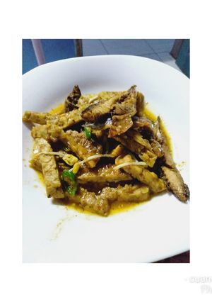 Foto resep Pindang tempe bumbu kuning