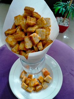 Foto resep Croutons Pedas