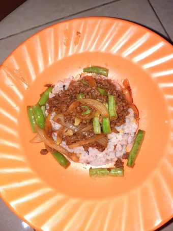 Cara Sederhana Membuat Resep  Tumis daging cincang buncis yang Lezat Sekali, Lezat