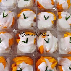 Mango sticky rice pudding 🥭🫶 A picture of Mango sticky rice pudding 🥭🫶.