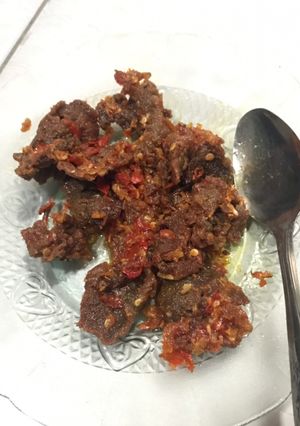 Foto resep Dendeng balado simple