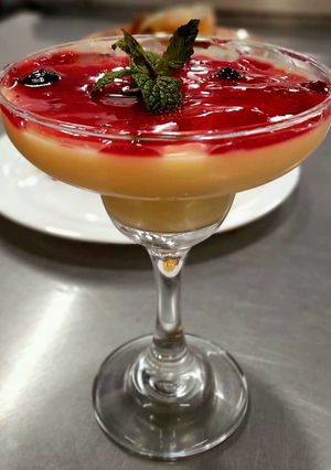 Una foto de Panna Cotta