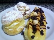 Una foto de masa choux