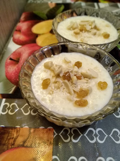 صورة لوصفة رز باللبن بطعم لذيذ وقوام كريمي 😋❤️