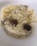 Risotto de setas, habas y gambas (en Newcook)