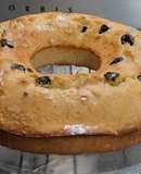 Budín de limón y pasas sin manteca